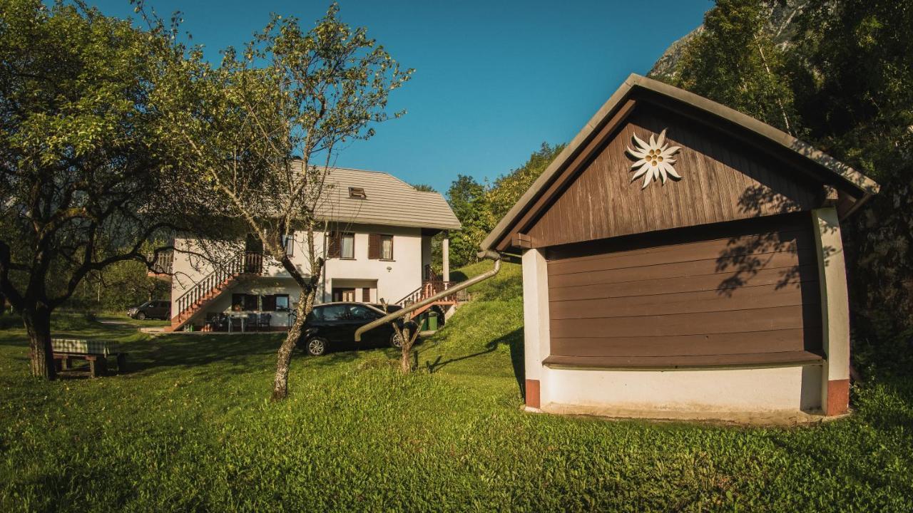 Apartamento Roja House Soča Exterior foto